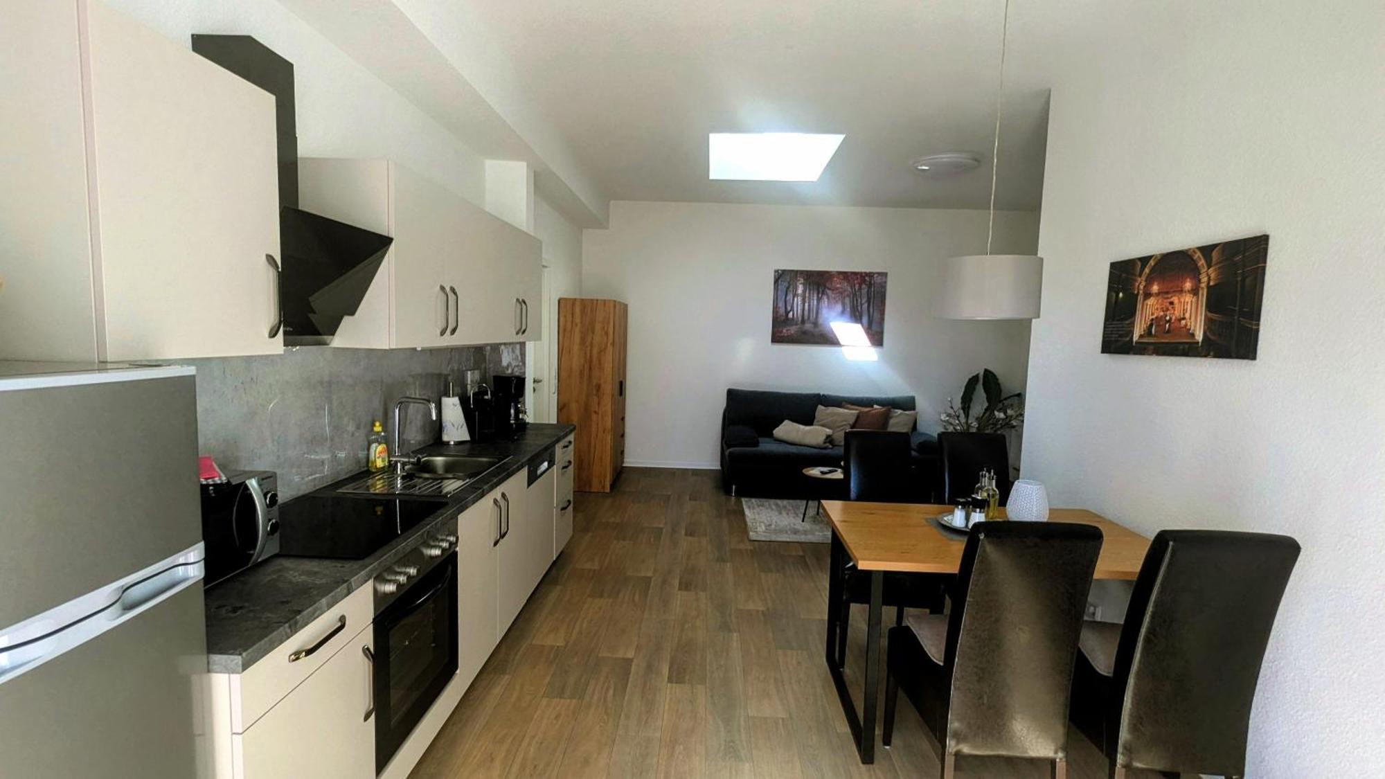 Fewo Urban Gotha-Apartment Ekhof- Am Schlosspark- Parken An Der Der Tuer- Barrierefrei, 900 Meter Zum Bahnhof - Wallbox מראה חיצוני תמונה